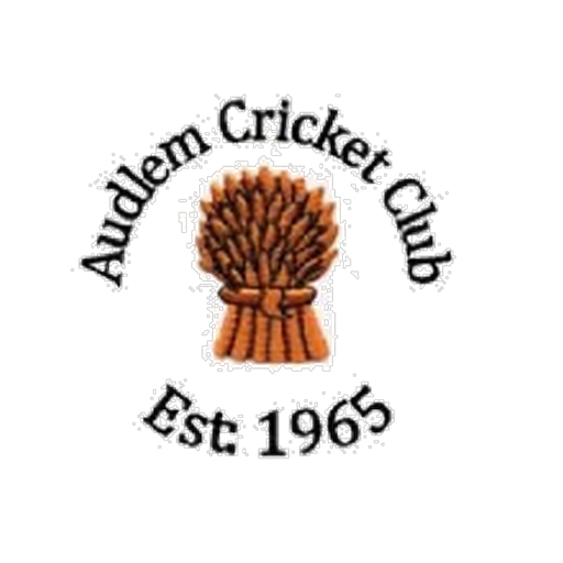 Audlem Cricket Club emblem — wheat sheaf, established 1965